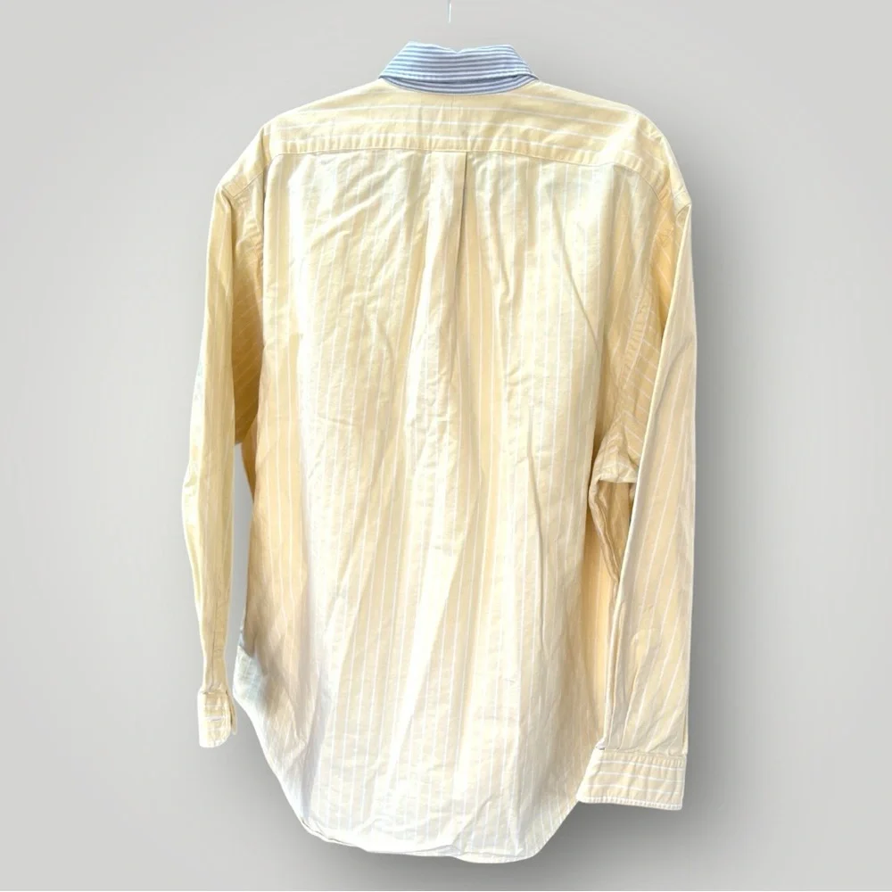 Ralph Lauren Yellow Striped Men's Shirt - Picture 10 of 15